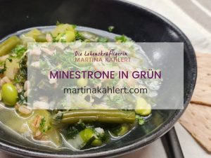 Kraftsuppe Minestrone in Grün
